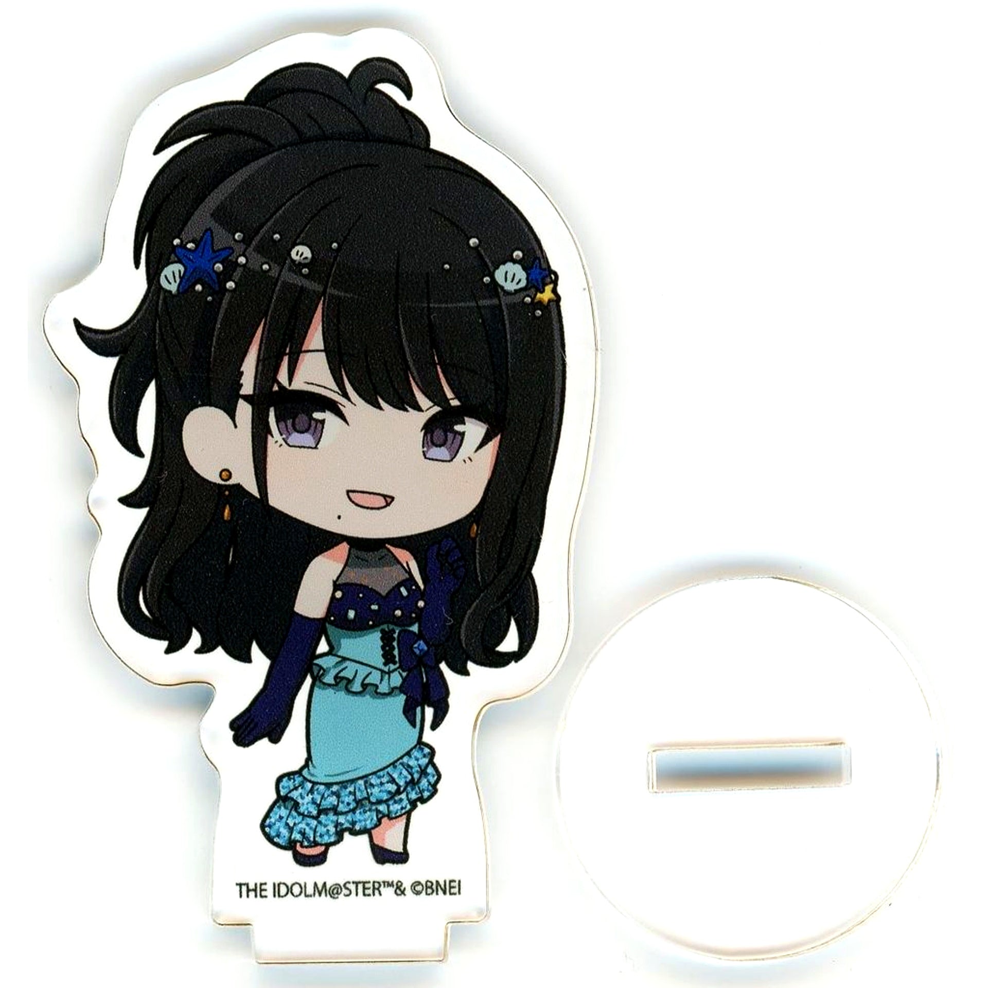 Hiori Kazano 02 Jewel Mermaid Ver. Mini Character Illustration The Idolmaster Shiny Colors Goods Fair in Gamers Jewel Mermaid Acrylic Petit Stand [USED]