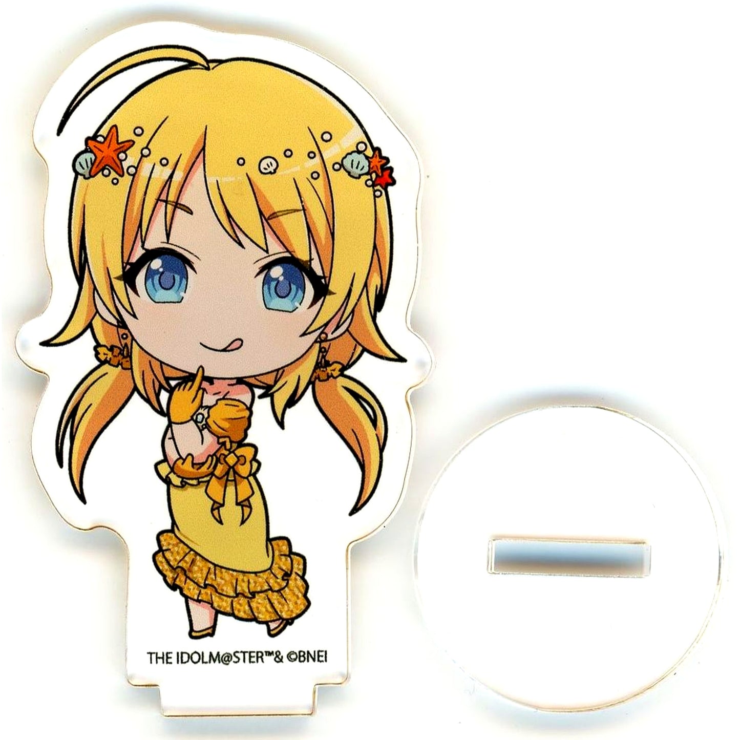 Meguru Hachimiya 02 Jewel Mermaid Ver. Mini Character Illustration The Idolmaster Shiny Colors Goods Fair in Gamers Jewel Mermaid Acrylic Petit Stand [USED]