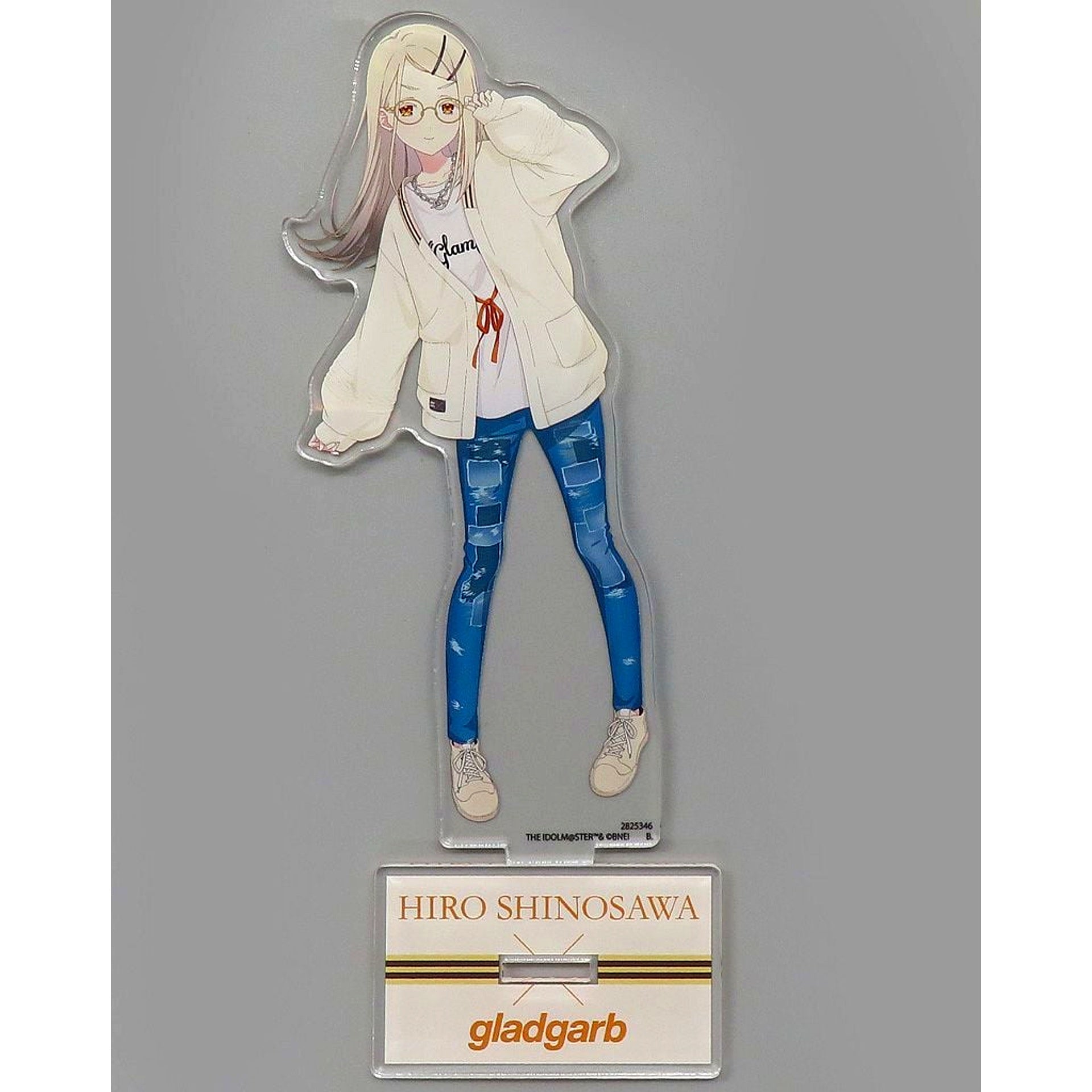 Hiro Shinosawa Gakuen Idolmaster Acrylic Stand Glasses gladgarb [USED]