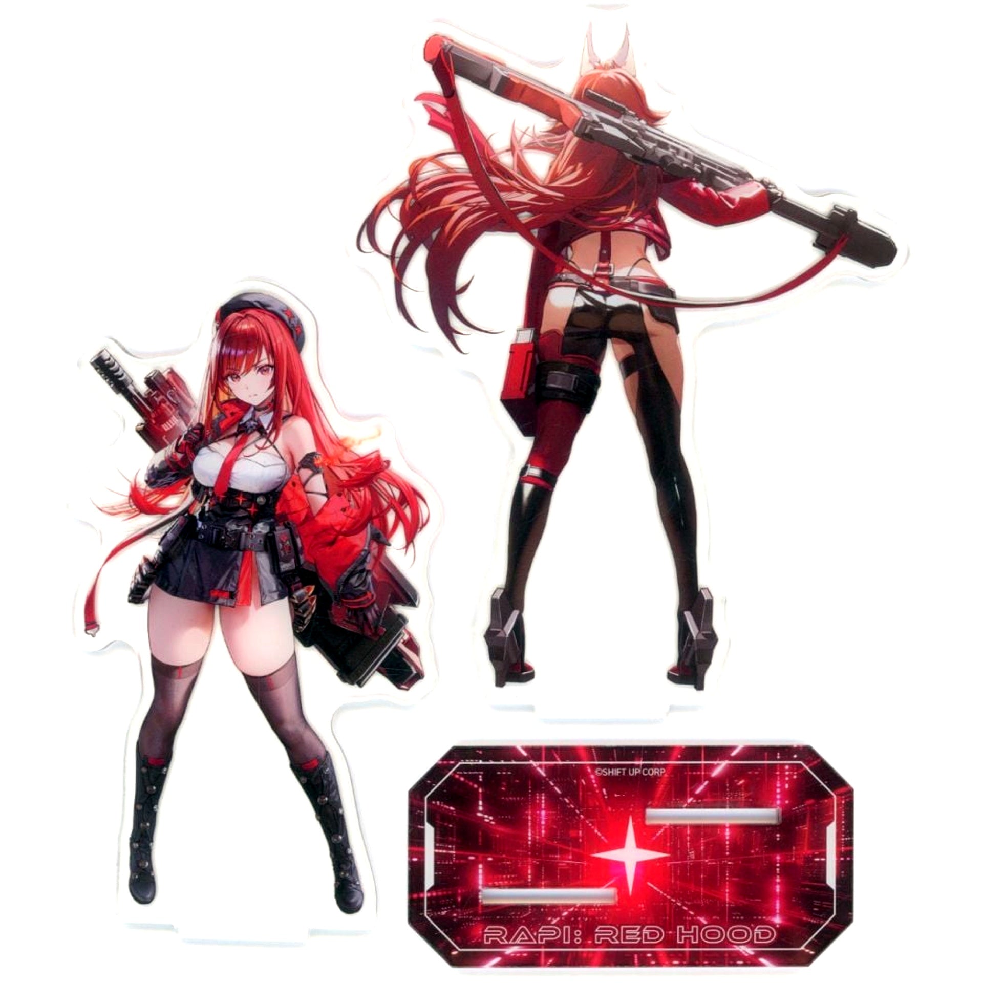 Rapi Red Hood & Red Hood Goddess of Victory NIKKE Acrylic Stand [USED]
