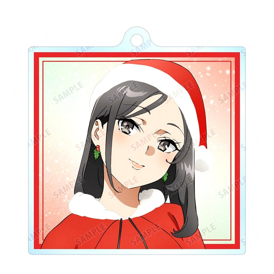 Miniskirt Santa Rascal Does Not Dream of Santa Claus Trading Acrylic Keychain [USED]