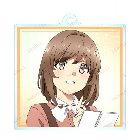 Kaede Azusagawa Rascal Does Not Dream of Santa Claus Trading Acrylic Keychain [USED]