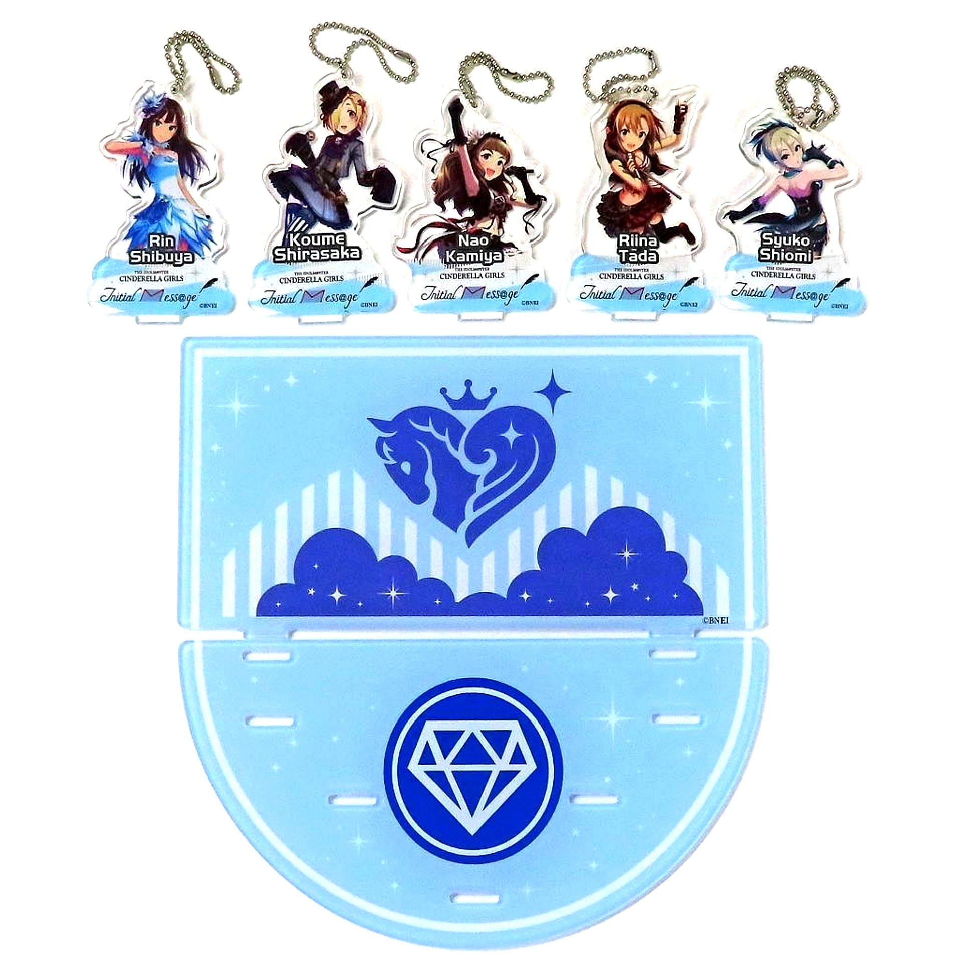 Group The Idolmaster Cinderella Girls Complete Set B Official Keychain with Diorama [USED]