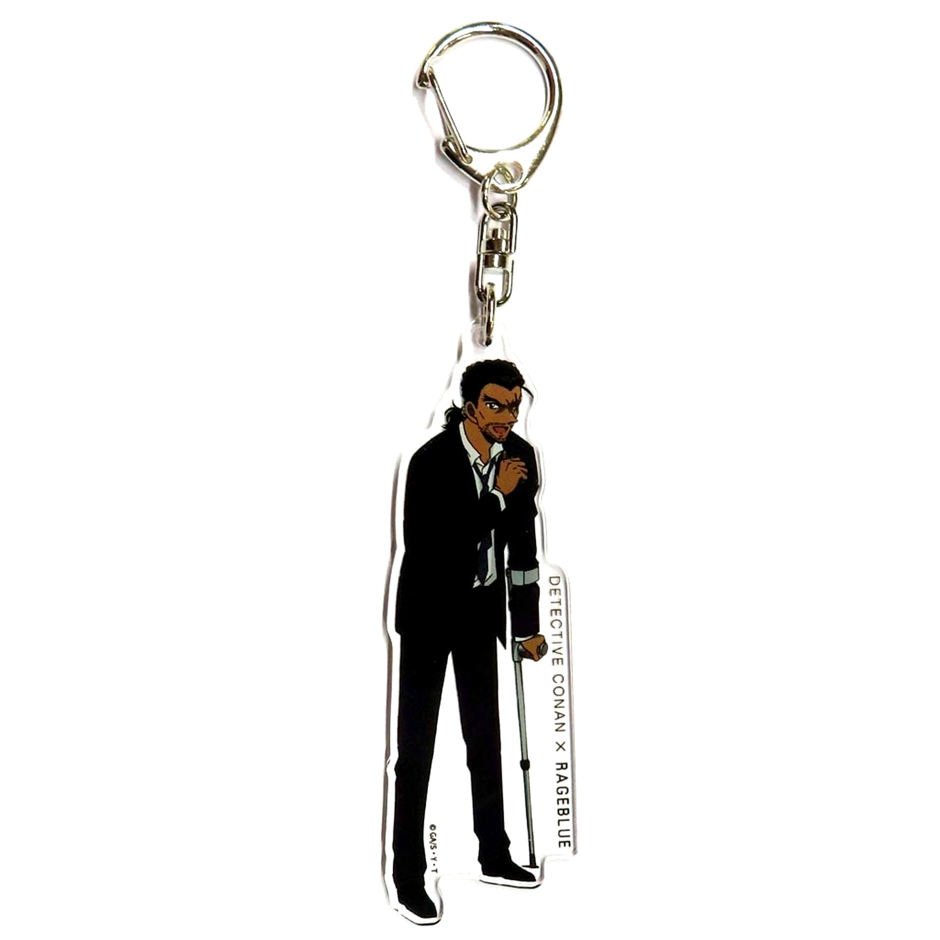 Kansuke Yamato Detective Conan Acrylic Keychain Detective Conan x RAGEBLUE [USED]
