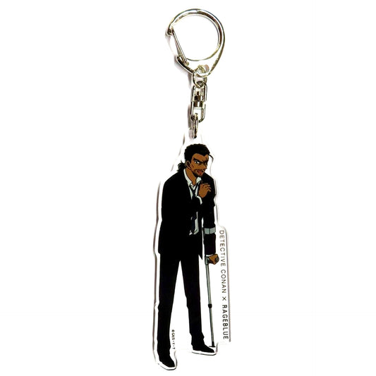 Kansuke Yamato Detective Conan Acrylic Keychain Detective Conan x RAGEBLUE [USED]