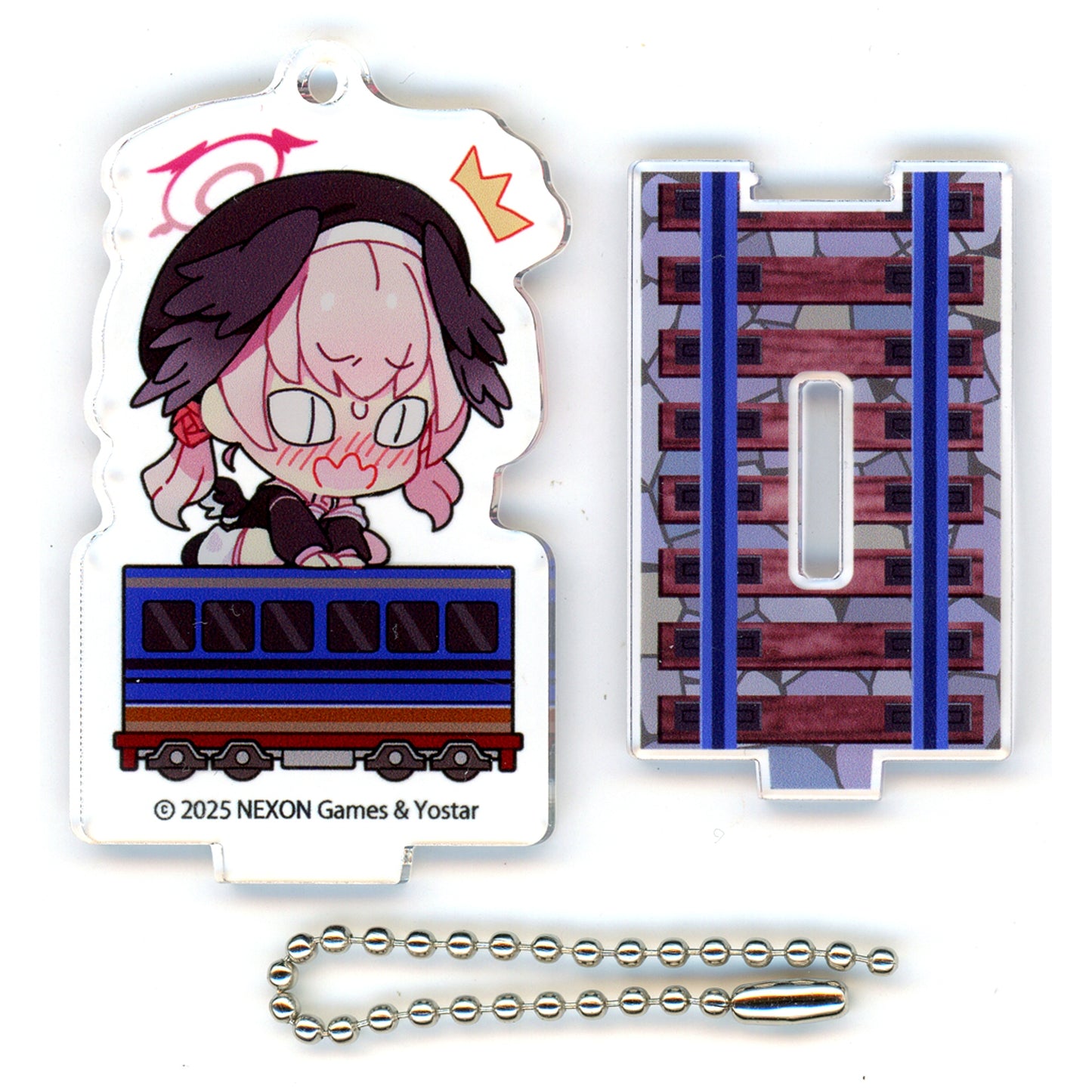 Koharu Shimoe Blue Archive 4.5th Anniversary Connecting Choinori Acrylic Keychain E [USED]