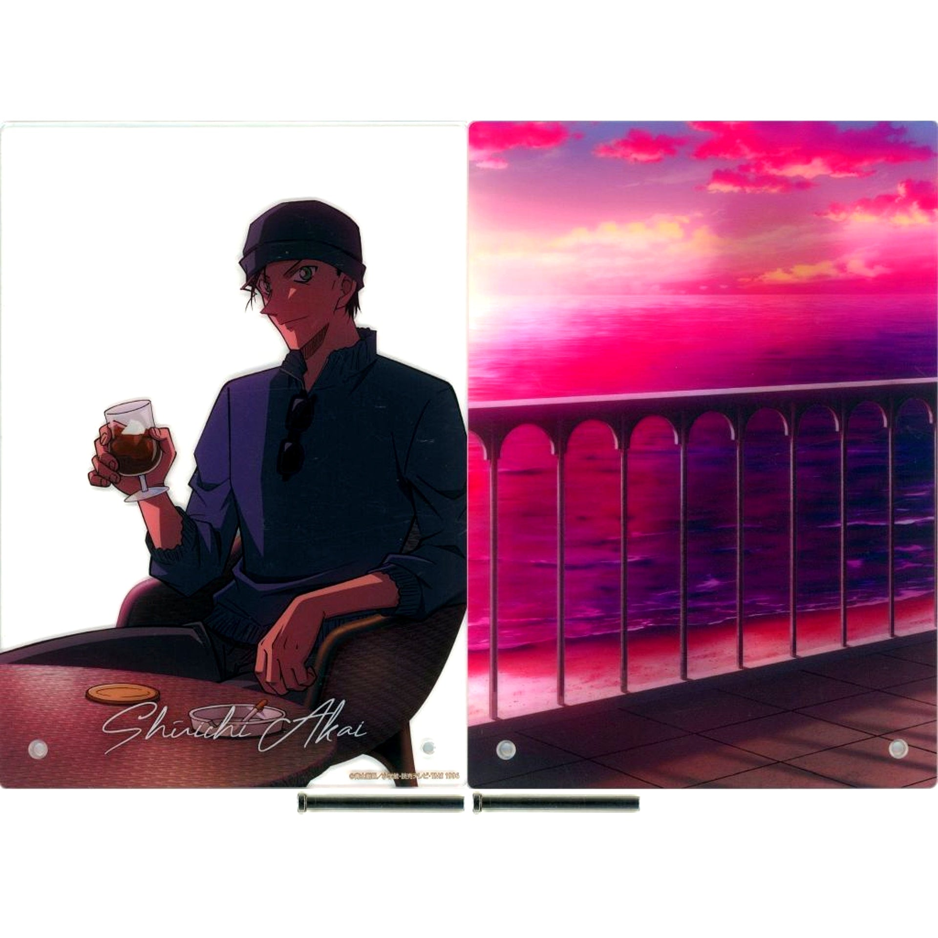 Shuichi Akai Summer Time Ver. Layer Acrylic Panel Detective Conan [USED]