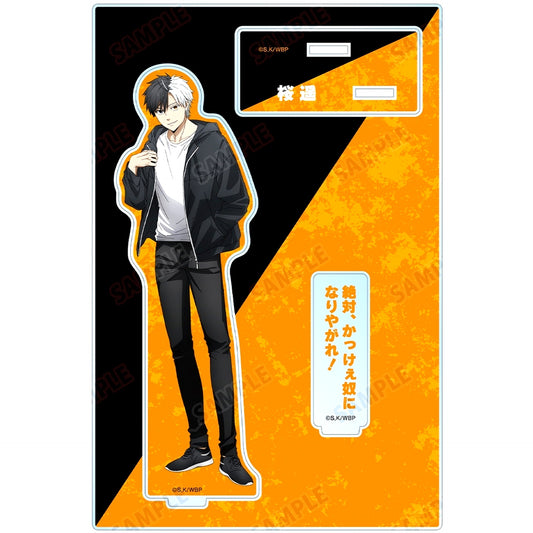 Haruka Sakura BIG Acrylic Stand with Parts Vol. 3 WIND BREAKER [USED]