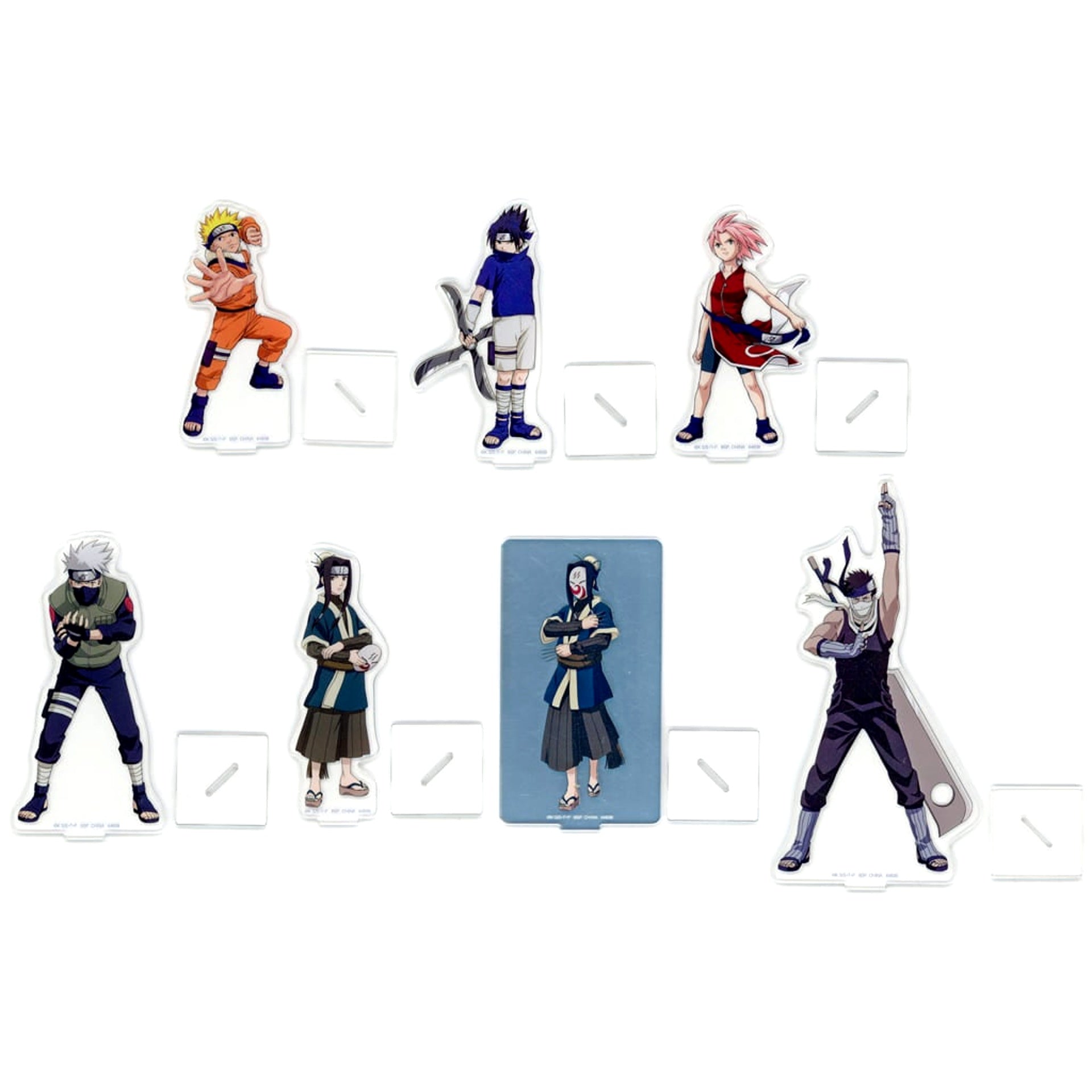Naruto Naruto Uzumaki & Others All 7 Types Set Ichiban Kuji Land of Waves Arc Acrylic Collection Prize G [USED]