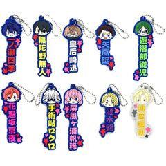 Togen Anki: Dark Demon of Paradise Shiki Ichinose & Others All 10 Types Set Ichiban Kuji Oshitaina Rubber Charm Prize J [USED]