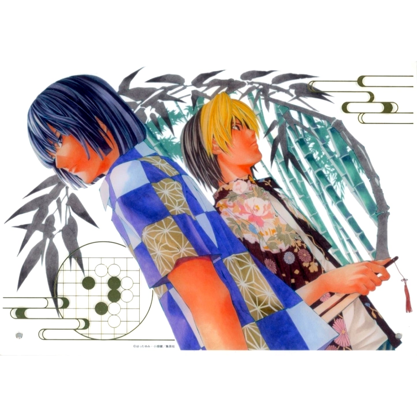 Hikaru Shindo & Akira Toya B-2 Prize Hikaru no Go Original Art Exhibition x Ten Kuji Acrylic Panel [USED]