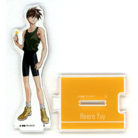 Heero Yuy Diagonal Mobile Suit Gundam Wing Connecting Acrylic Stand Vol. 2 [USED]