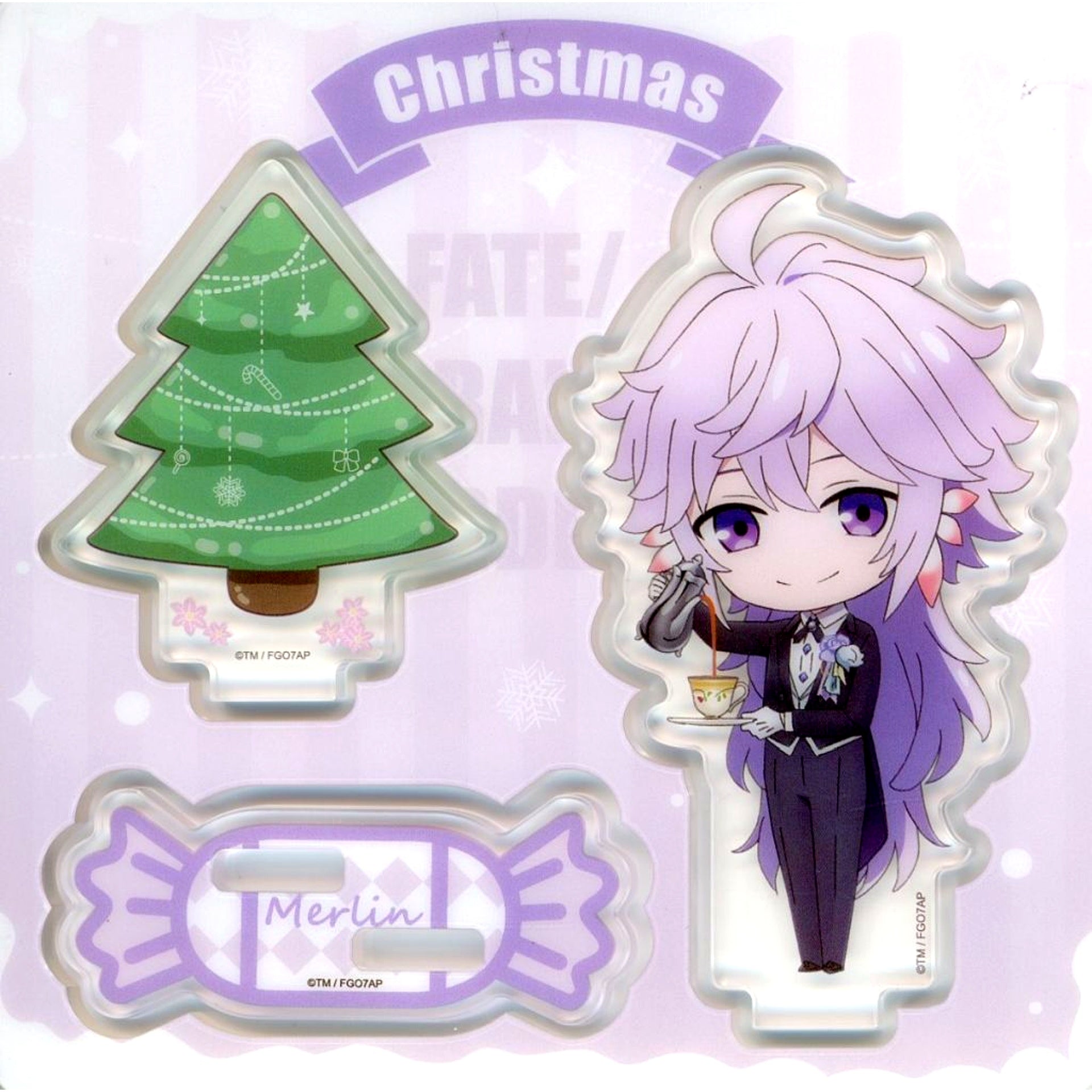 Merlin Mini Character Fate/Grand Order Absolute Demonic Front Babylonia China Limited Collabo Cafe Acrylic Stand [USED]