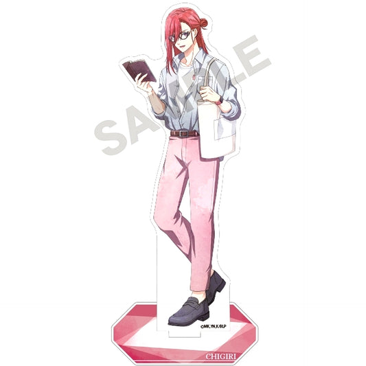 Hyoma Chigiri Acrylic Stand Day Off Glasses Nuance Color Blue Lock [USED]