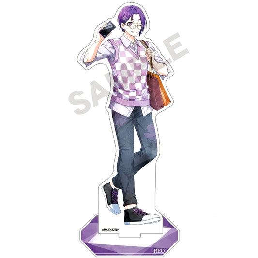 Reo Mikage Holiday Glasses Nuance Color Blue Lock Acrylic Stand [USED]