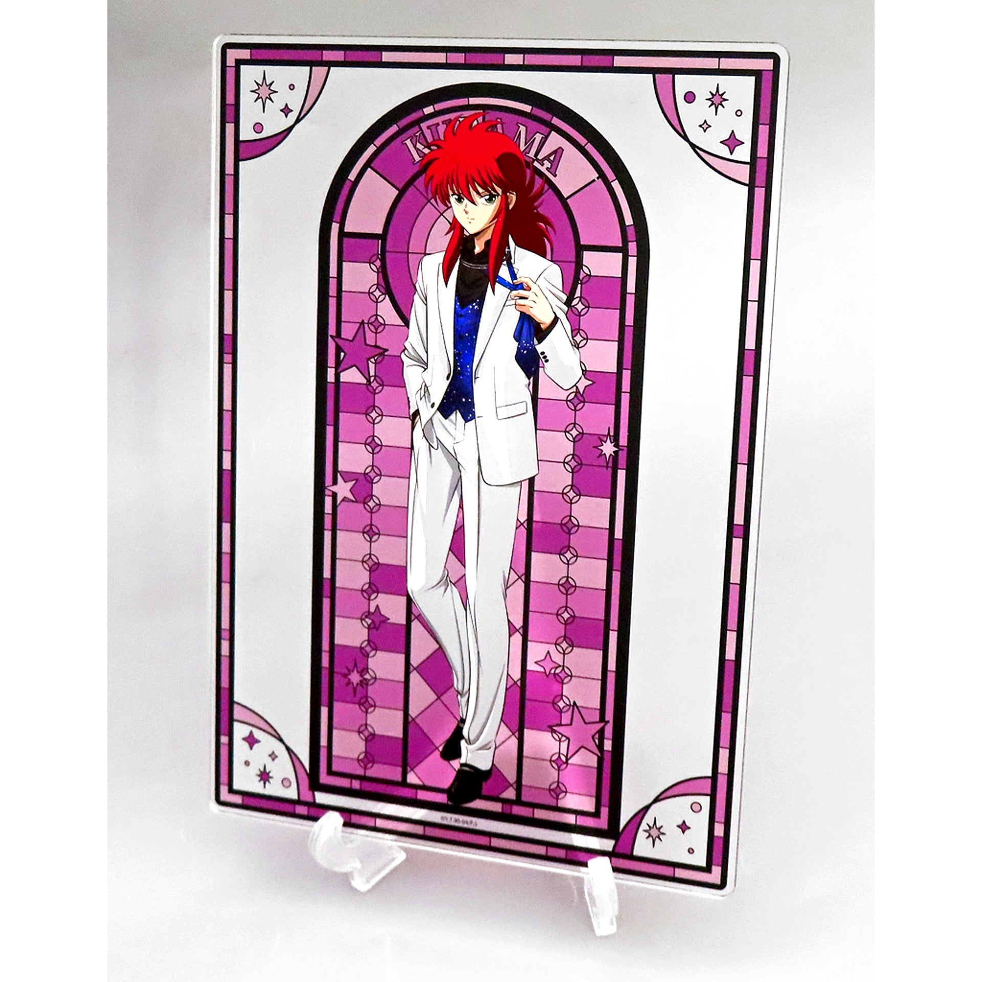 Kurama 08. Starry Sky Suit Ver. Illustration Acrylic Art Board Yu Yu Hakusho in Shinjuku Market Space by eeo [USED]
