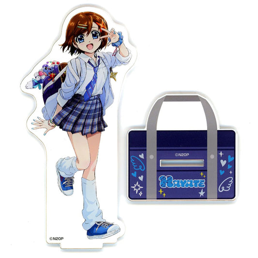 Hayate Yagami Big Acrylic Stand Magical Girl Lyrical Nanoha Don Quijote [USED]