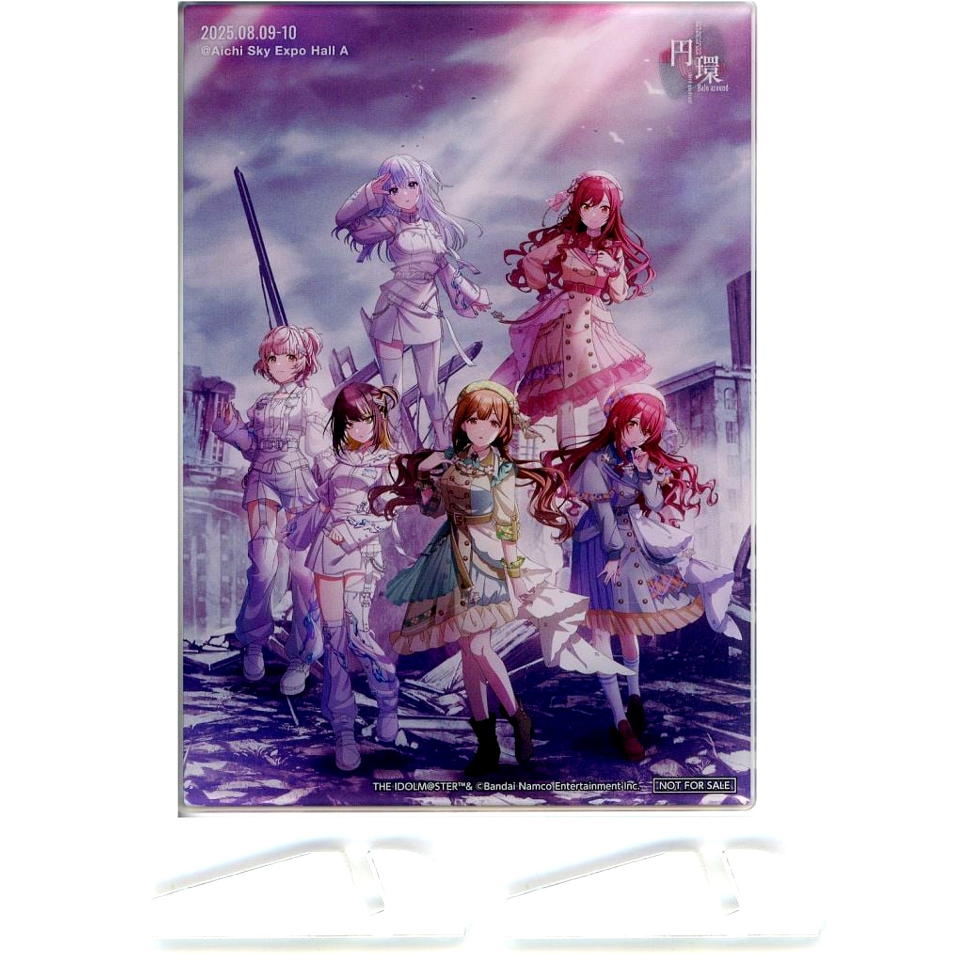 Group The Idolm@ster Shiny Colors Drawn Acrylic Panel 7th UNITLIVE TOUR Halo around third quadrant Visitor Bonus [USED]