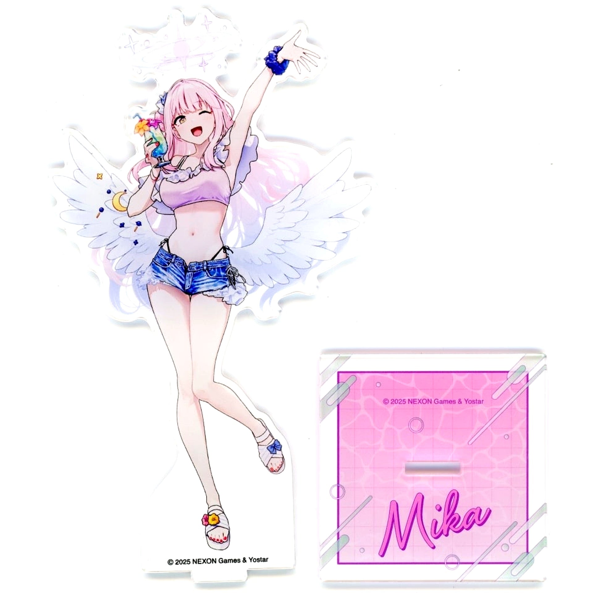 Mika Misono Hot Pants Style Outfit Blue Archive Acrylic Stand [USED]