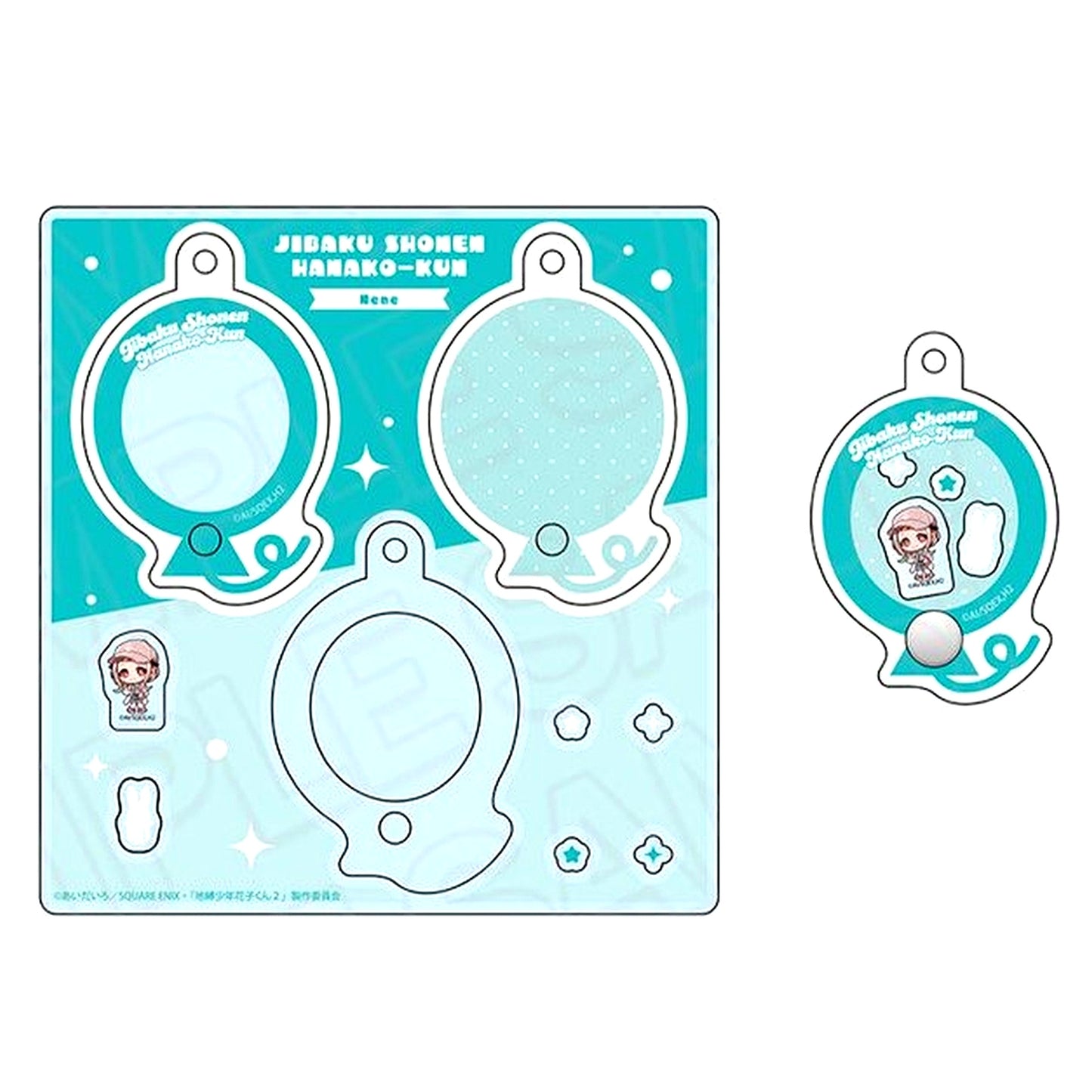 Nene Yashiro Toilet-Bound Hanako-kun 2 x Yokohama Cosmo World Pop Keychain Amusement Park Mini Character Ver. [USED]