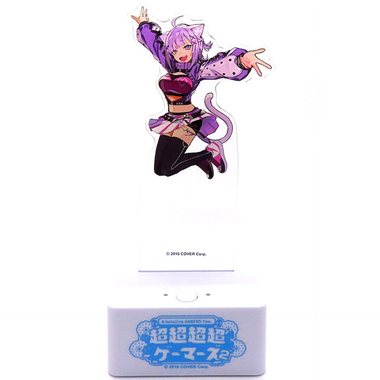 Nekomata Okayu Virtual YouTuber Hololive GAMERS fes. Cho Cho Cho Cho Gamers 2 Light-up LED Acrylic Stand [USED]