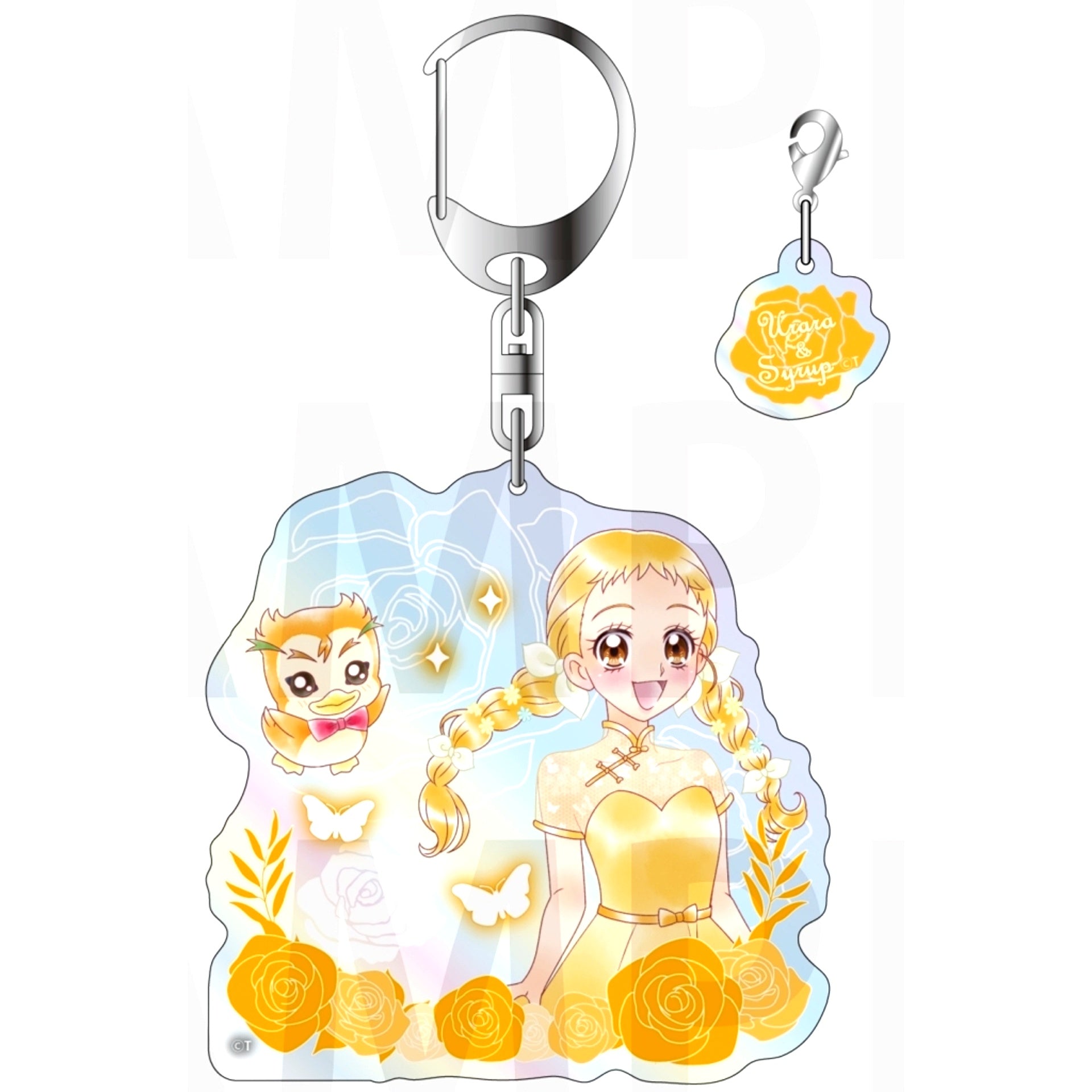 Urara Kasugano & Syrup Yes! Precure 5 GoGo! Aurora Acrylic Keychain [USED]