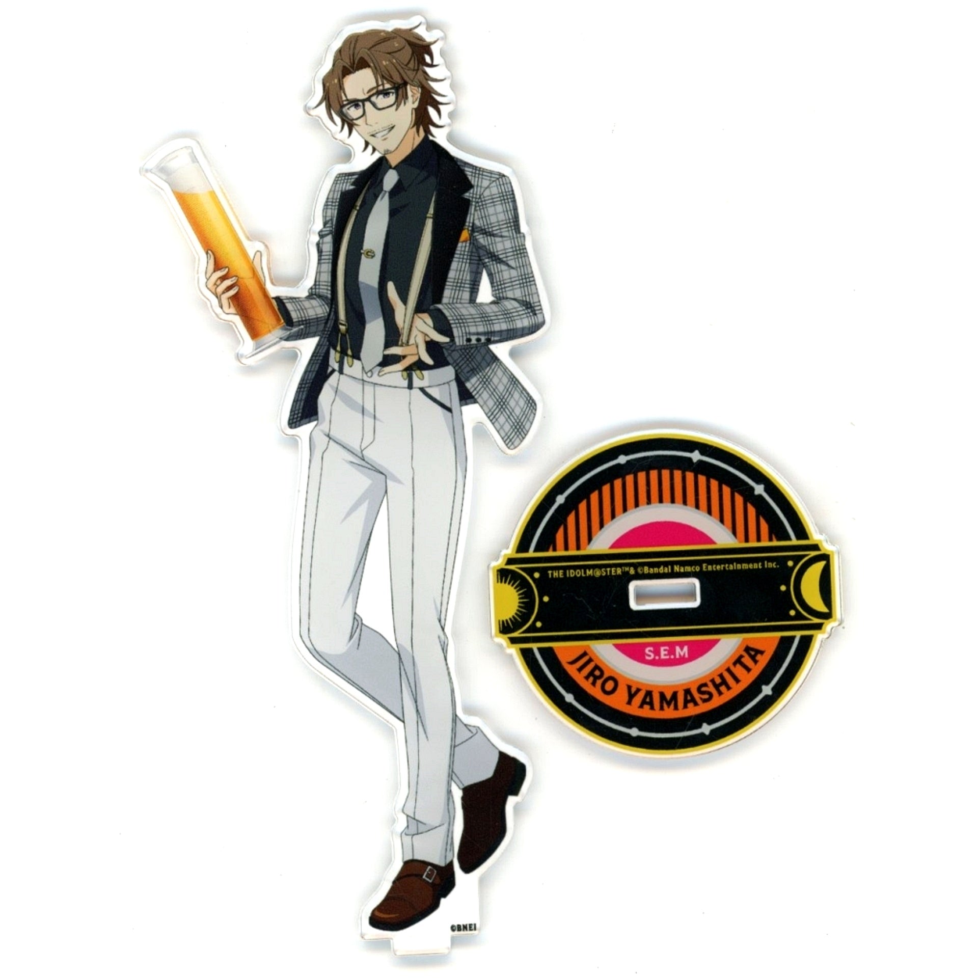 Jiro Yamashita The Idolmaster SideM Off the Clock Off the Record S.E.M x HUB Acrylic Stand [USED]
