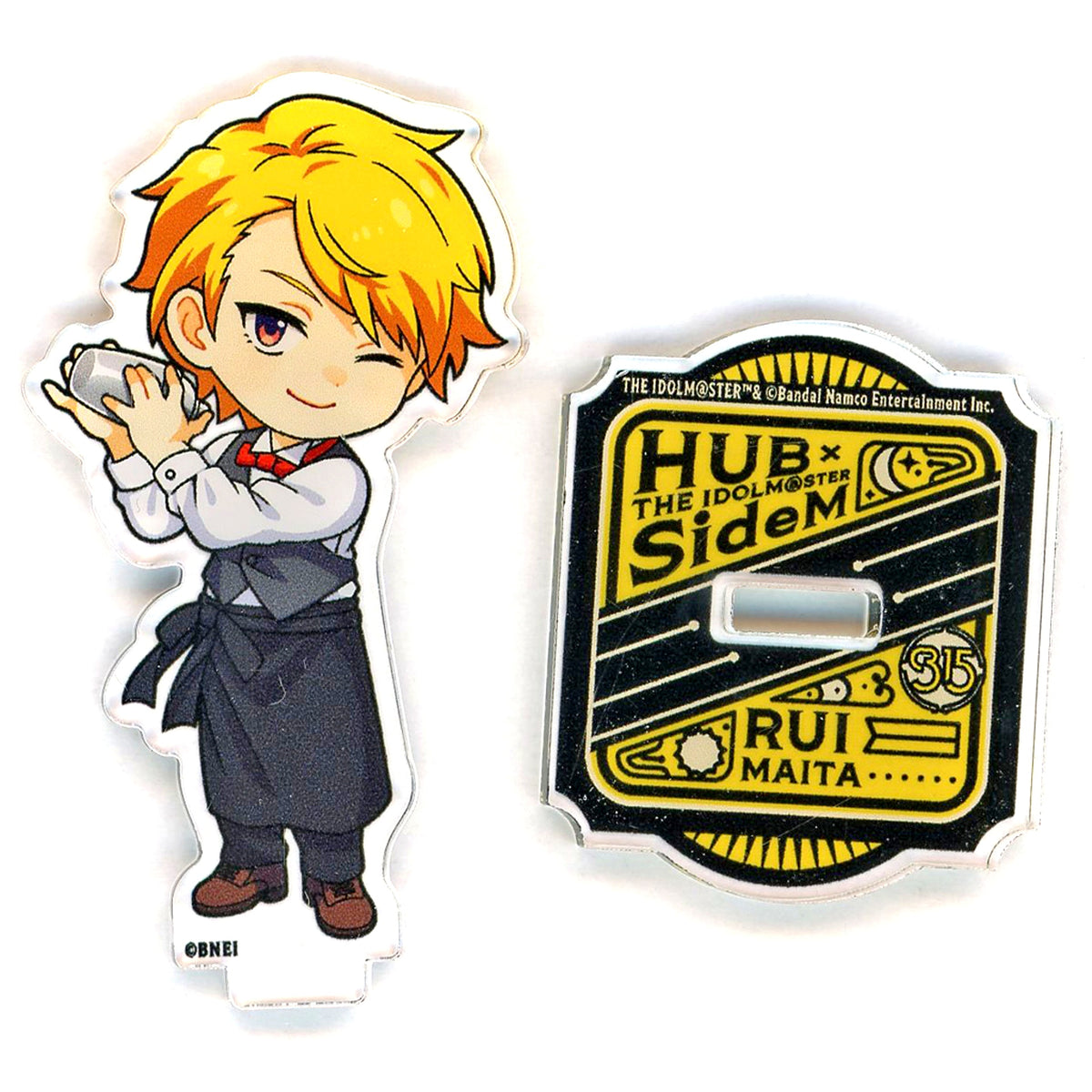 Rui Maita THE IDOLM@STER SideM Off the Clock Off the Record S.E.M x HUB Trading Mini Character Acrylic Stand [USED]