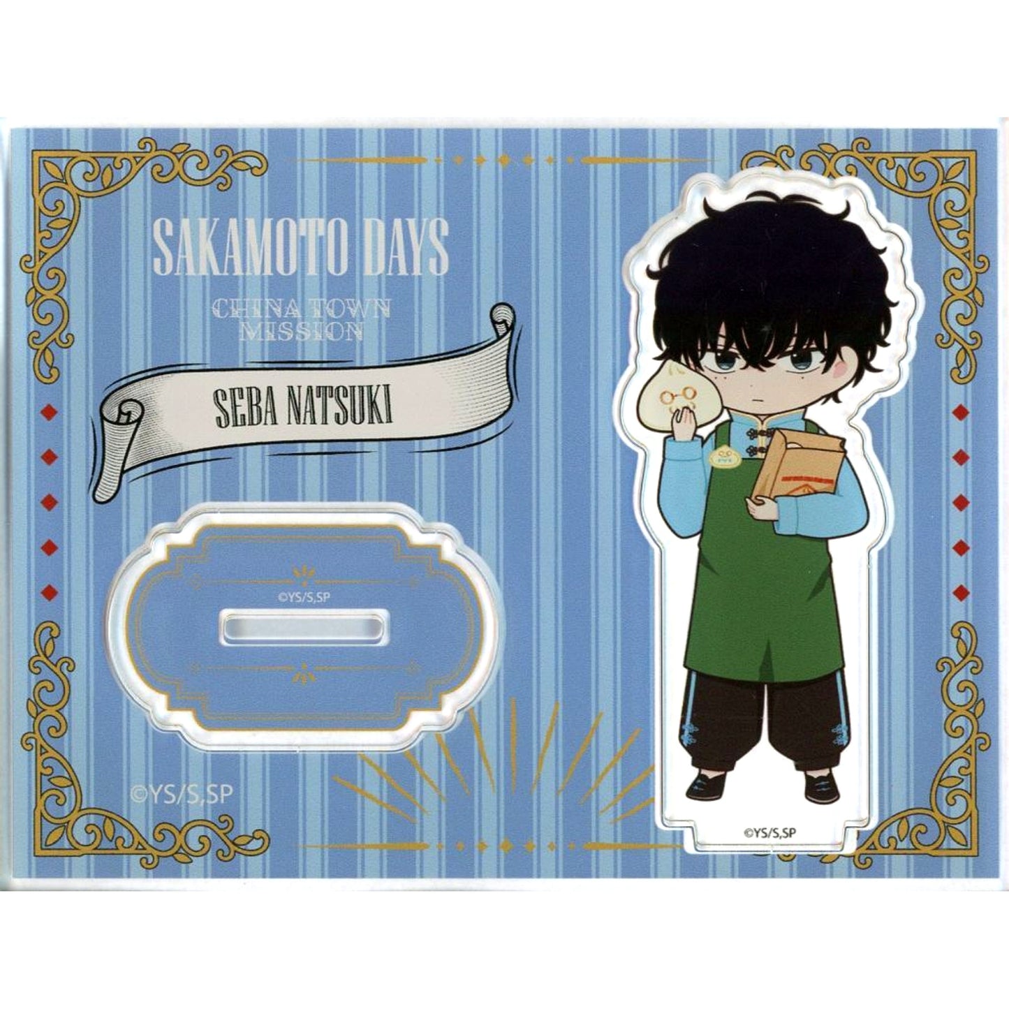 Natsuki Seba Sakamoto Days Chinatown Mission Mini Character Acrylic Stand [USED]