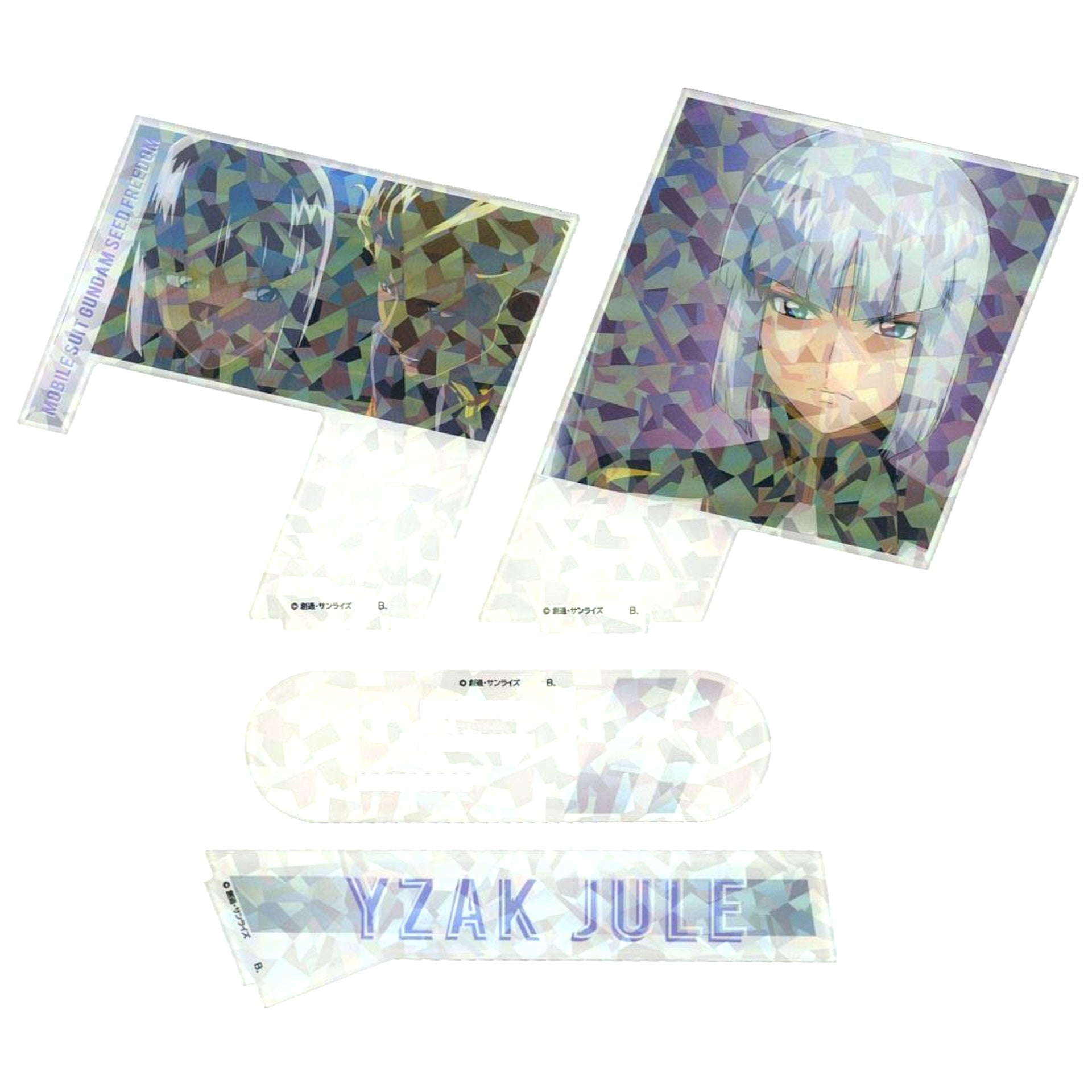 Yzak Joule Birthday Series Hologram Acrylic Stand Mobile Suit Gundam SEED FREEDOM [USED]
