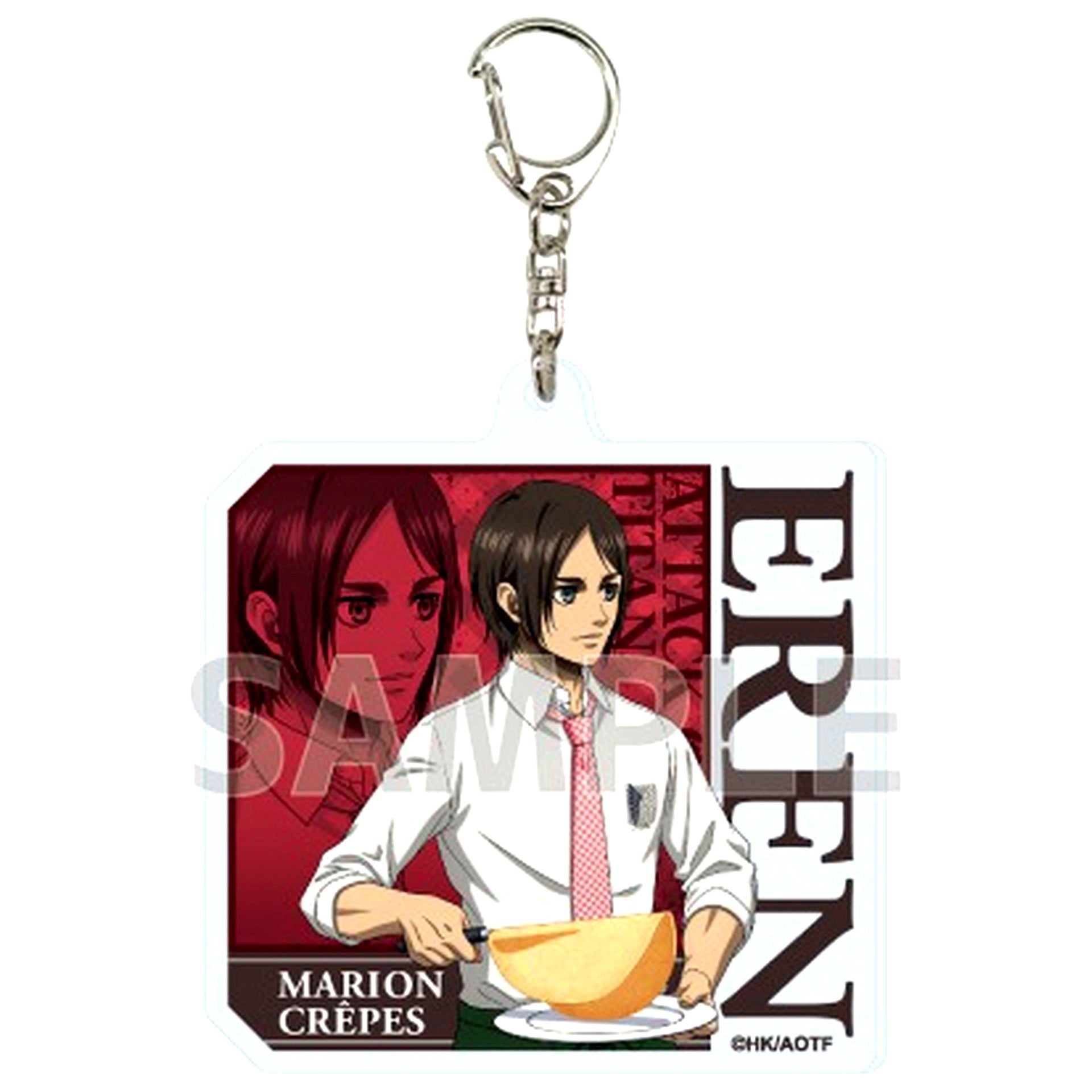 Eren Yeager Attack on Titan The Final Season Acrylic Keychain 01. Drawn Illustration [USED]
