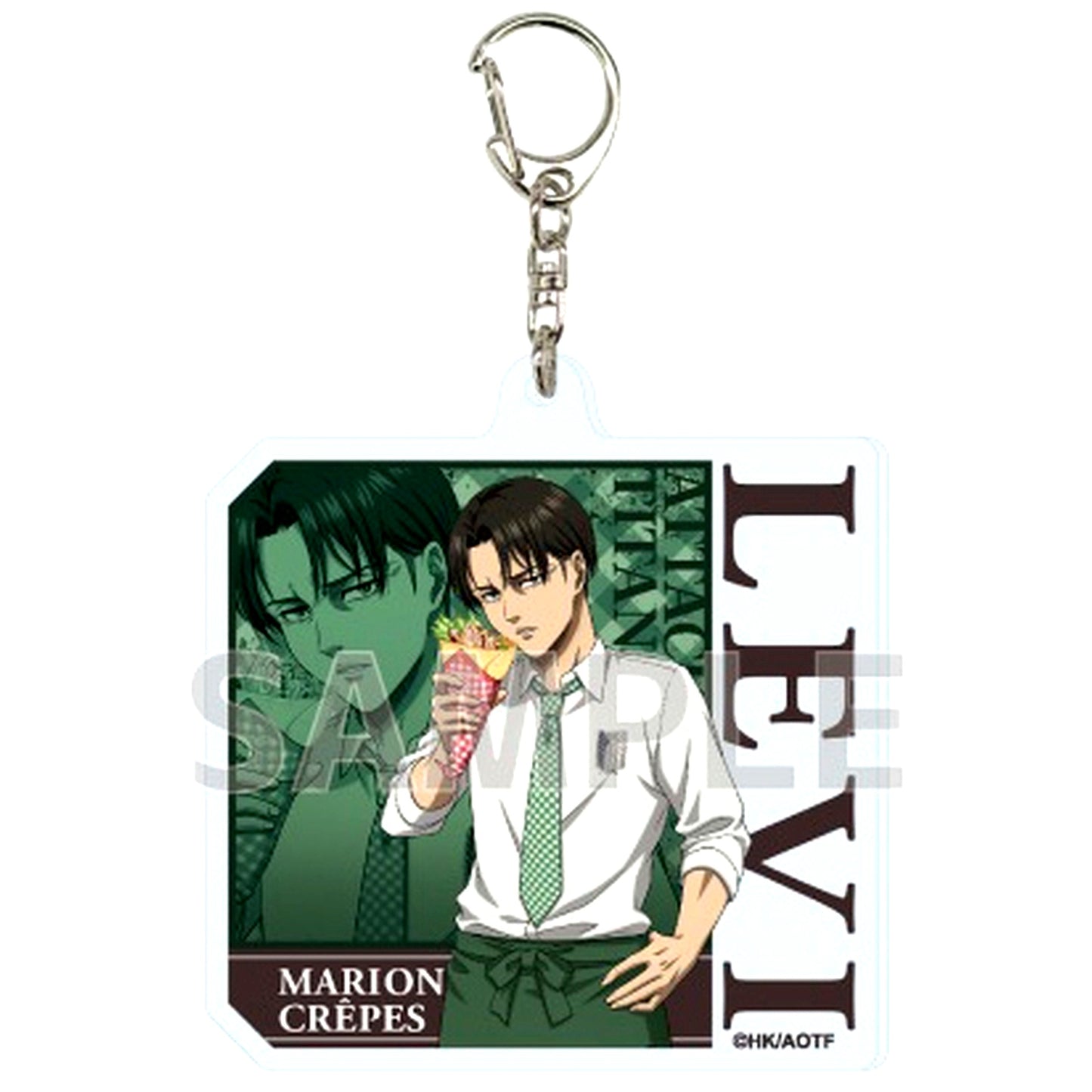 Levi Attack on Titan The Final Season Acrylic Keychain 01. Drawn Illustration [USED]
