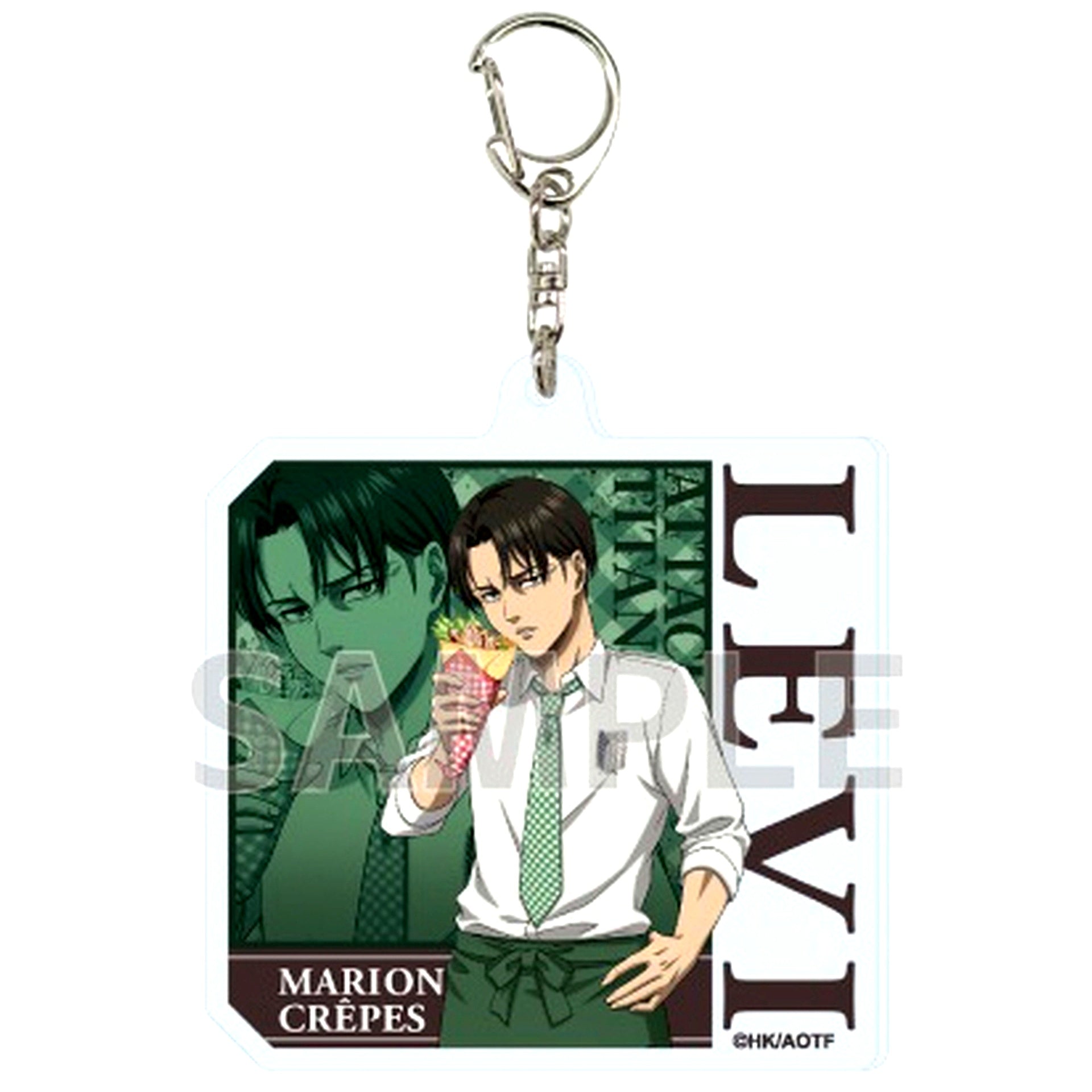 Levi Attack on Titan The Final Season Acrylic Keychain 01. Drawn Illustration [USED]