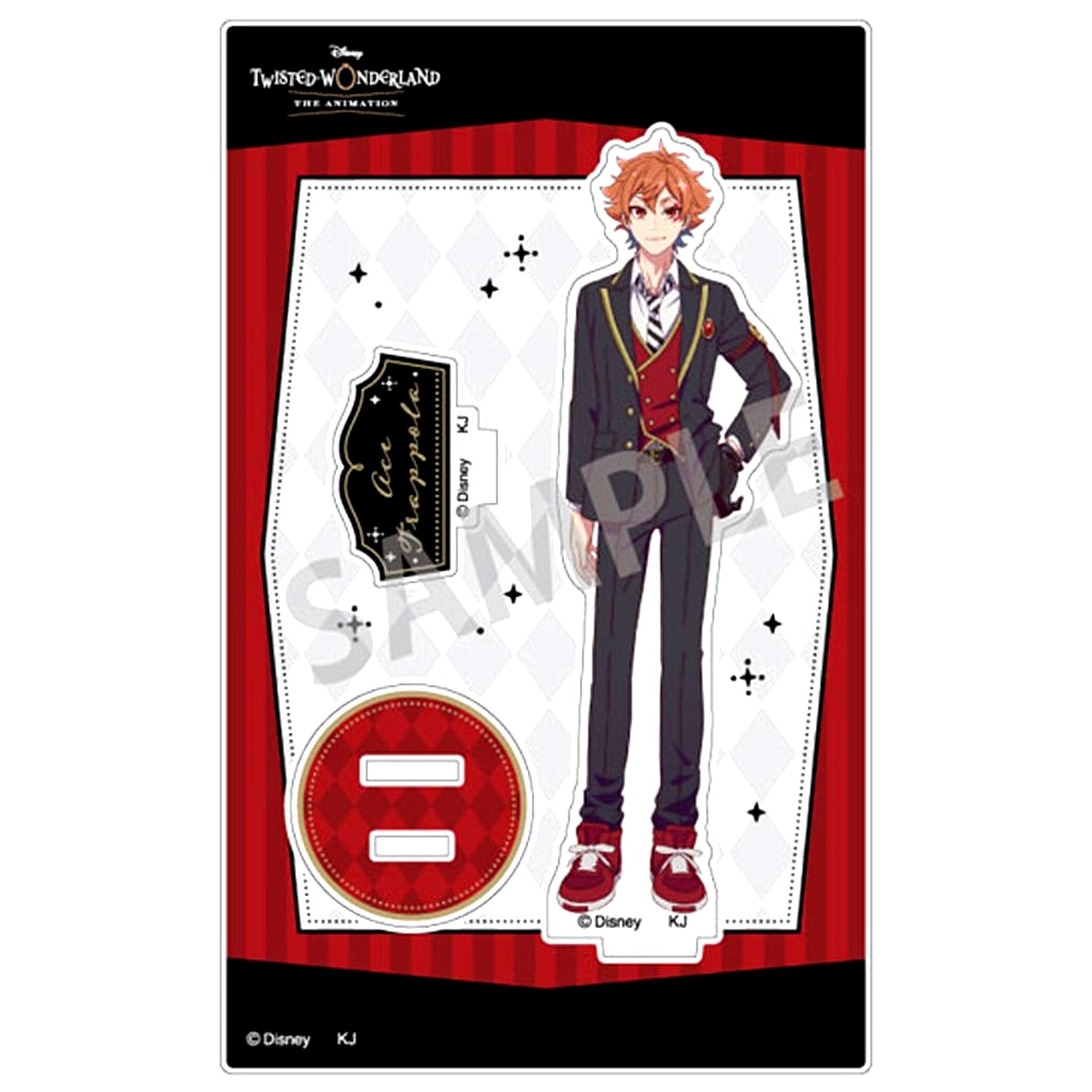 Ace Trappola Acrylic Stand Disney Twisted-Wonderland The Animation [USED]