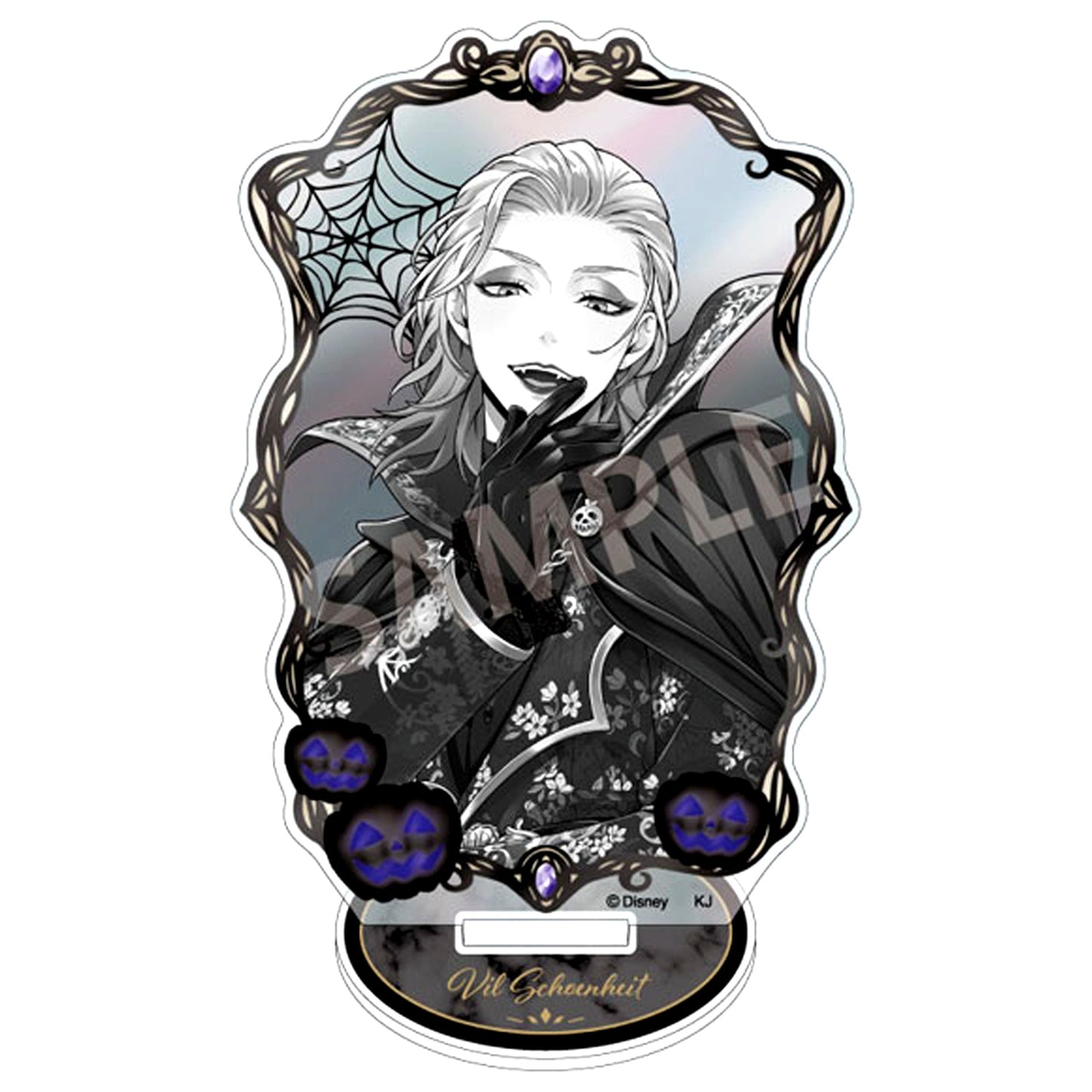 Vil Schoenheit Scary Dress Ver. Monochrome Aurora Acrylic Stand Disney Twisted-Wonderland [USED]