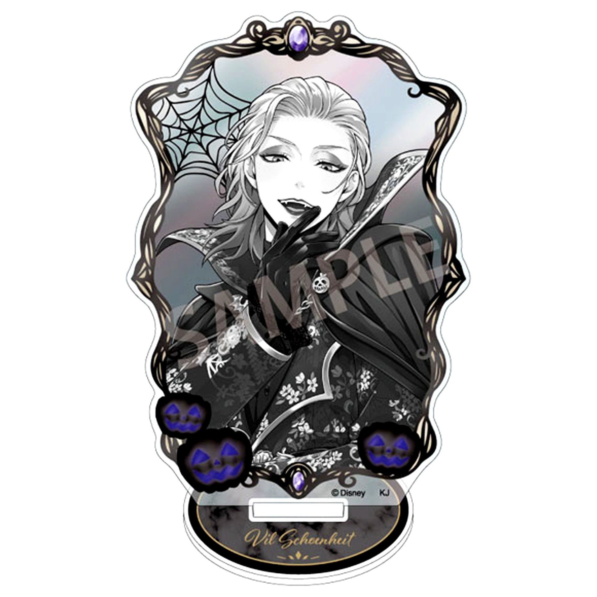 Vil Schoenheit Scary Dress Ver. Monochrome Aurora Acrylic Stand Disney Twisted-Wonderland [USED]