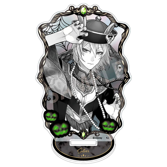 Silver Disney Twisted-Wonderland Scary Dress Ver. -Monochrome- Aurora Acrylic Stand [USED]