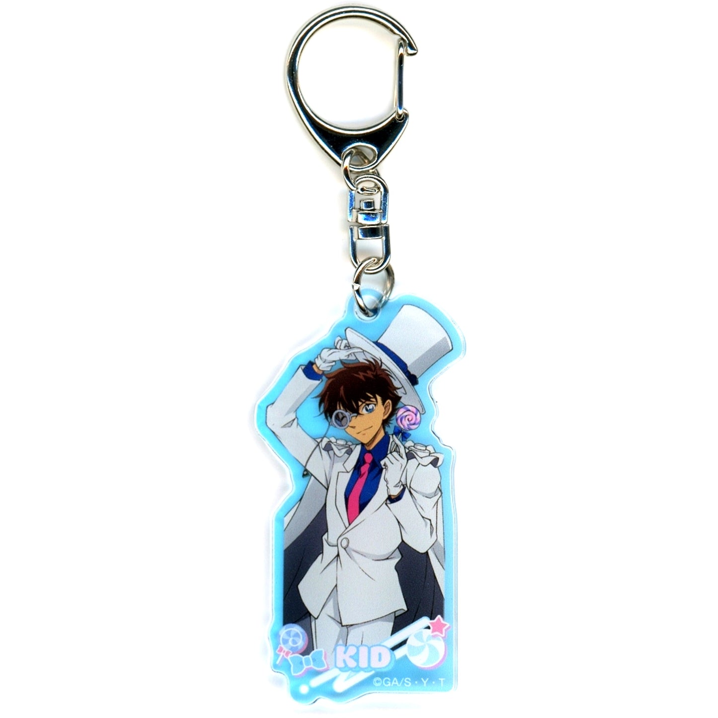 Kaito Kid Detective Conan Acrylic Keychain Collection Lollipop Die-cut [USED]