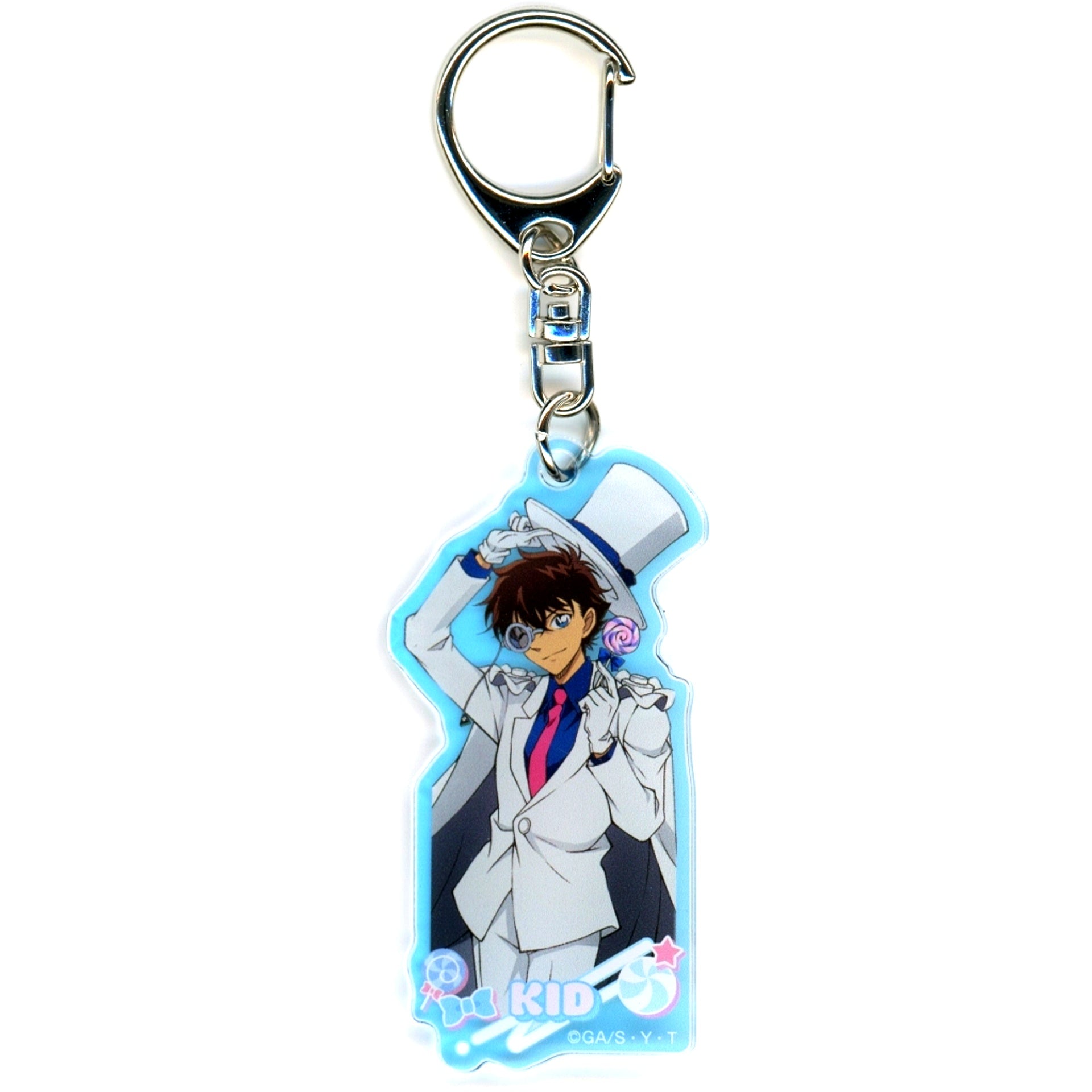 Kaito Kid Detective Conan Acrylic Keychain Collection Lollipop Die-cut [USED]