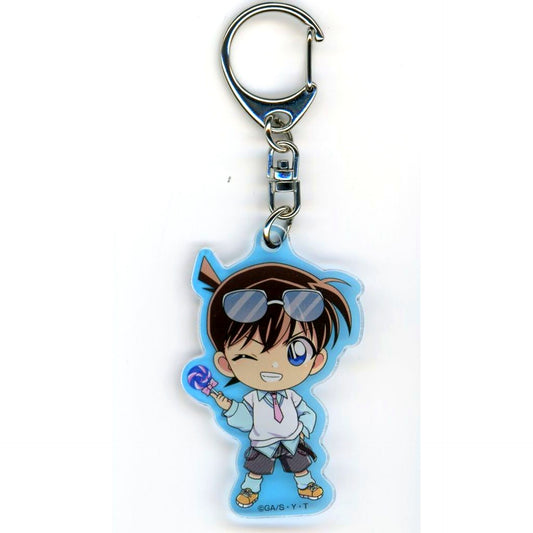 Shinichi Kudo Detective Conan Acrylic Keychain Collection Lollipop Mini [USED]