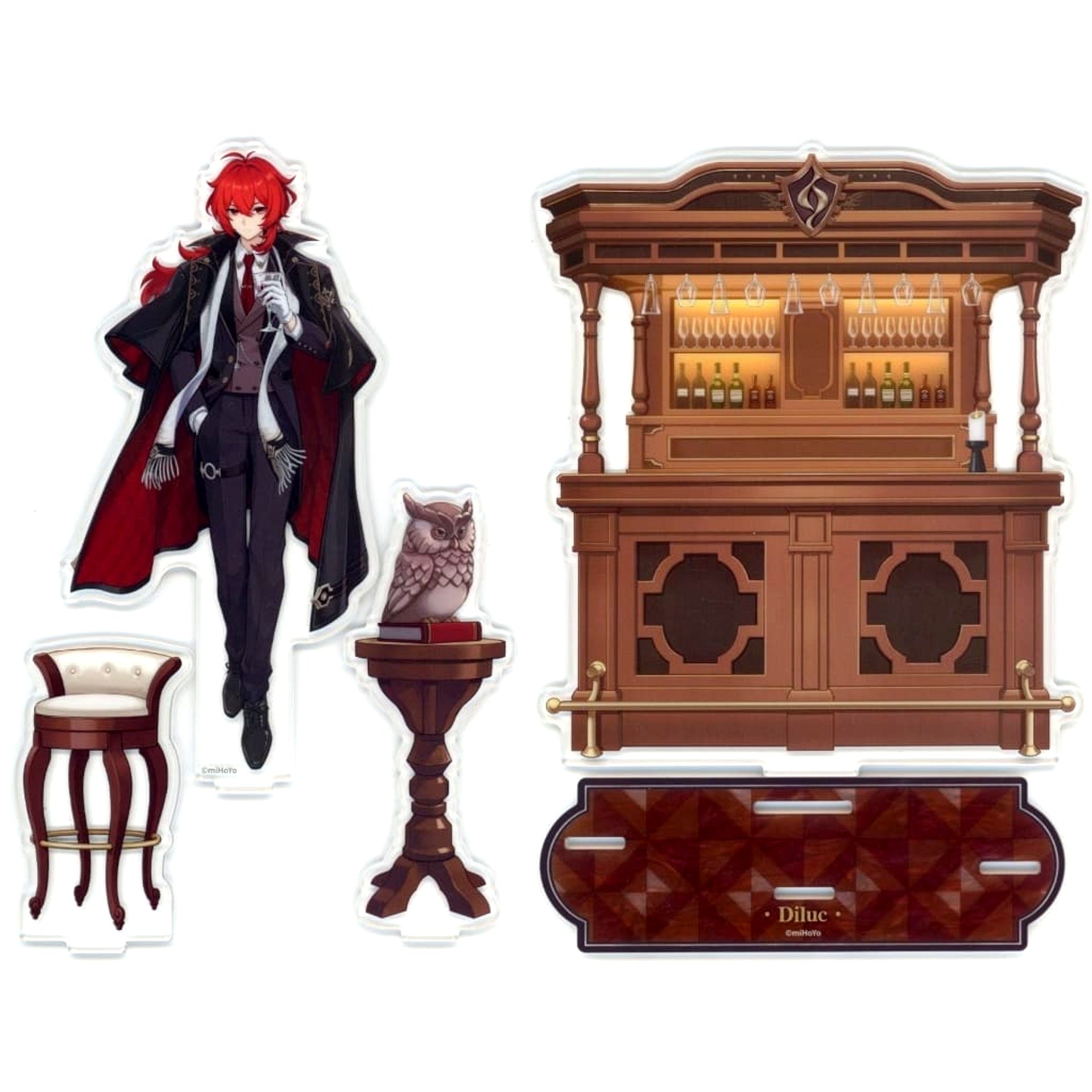 Diluc Genshin Impact Sui Yokaen Series Acrylic Stand [USED]