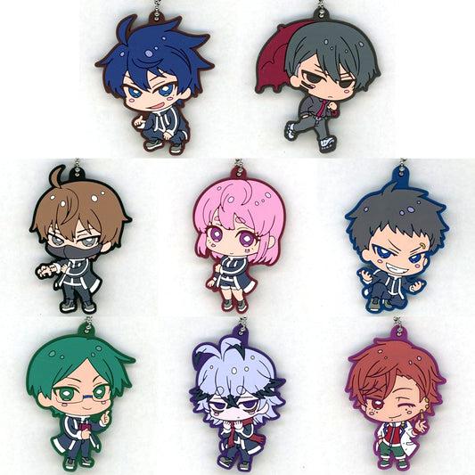 Set of 8 Tougen Anki Rubber Mascot Lawson Limited [USED]