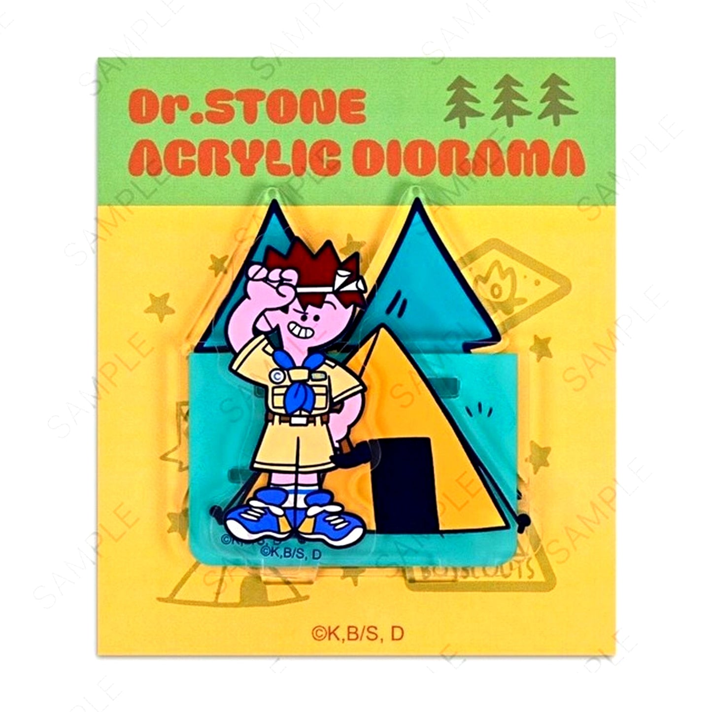 Chrome Dr. STONE x Mizusawa Soap Collabo Acrylic Stand [USED]