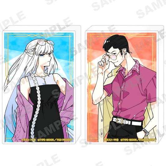 No.2 Morgan and Beryl Gut Fate/Grand Order Mini Acrylic Block Set Fate/Grand Order From Lostbelt [USED]