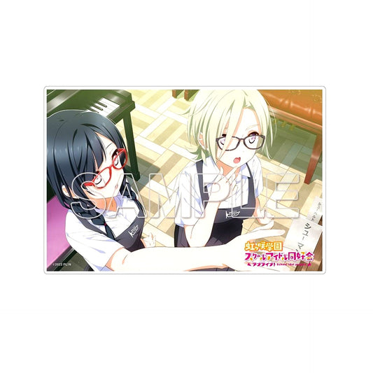 Setsuna & Mia 2 Mini Acrylic Plate Love Live! Nijigasaki High School Idol Club [USED]