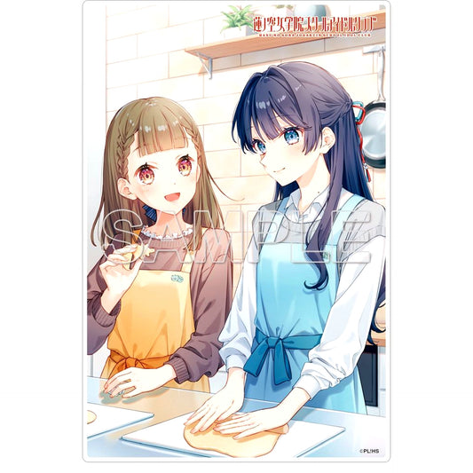 Sayaka & Kosuzu Mini Acrylic Plate Love Live! Hasunosora Girls' High School Idol Club [USED]