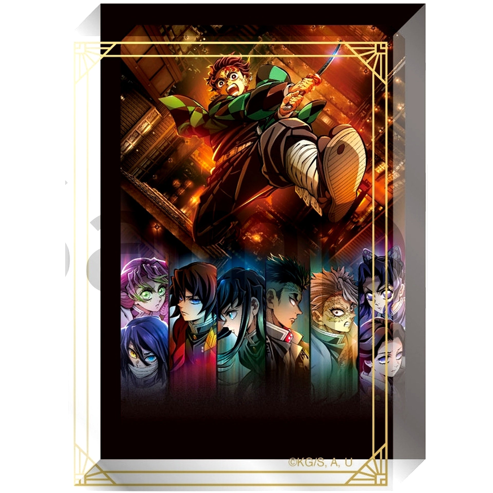 Demon Slayer: Kimetsu no Yaiba Infinity Castle Arc Teaser Visual Acrylic Block [USED]