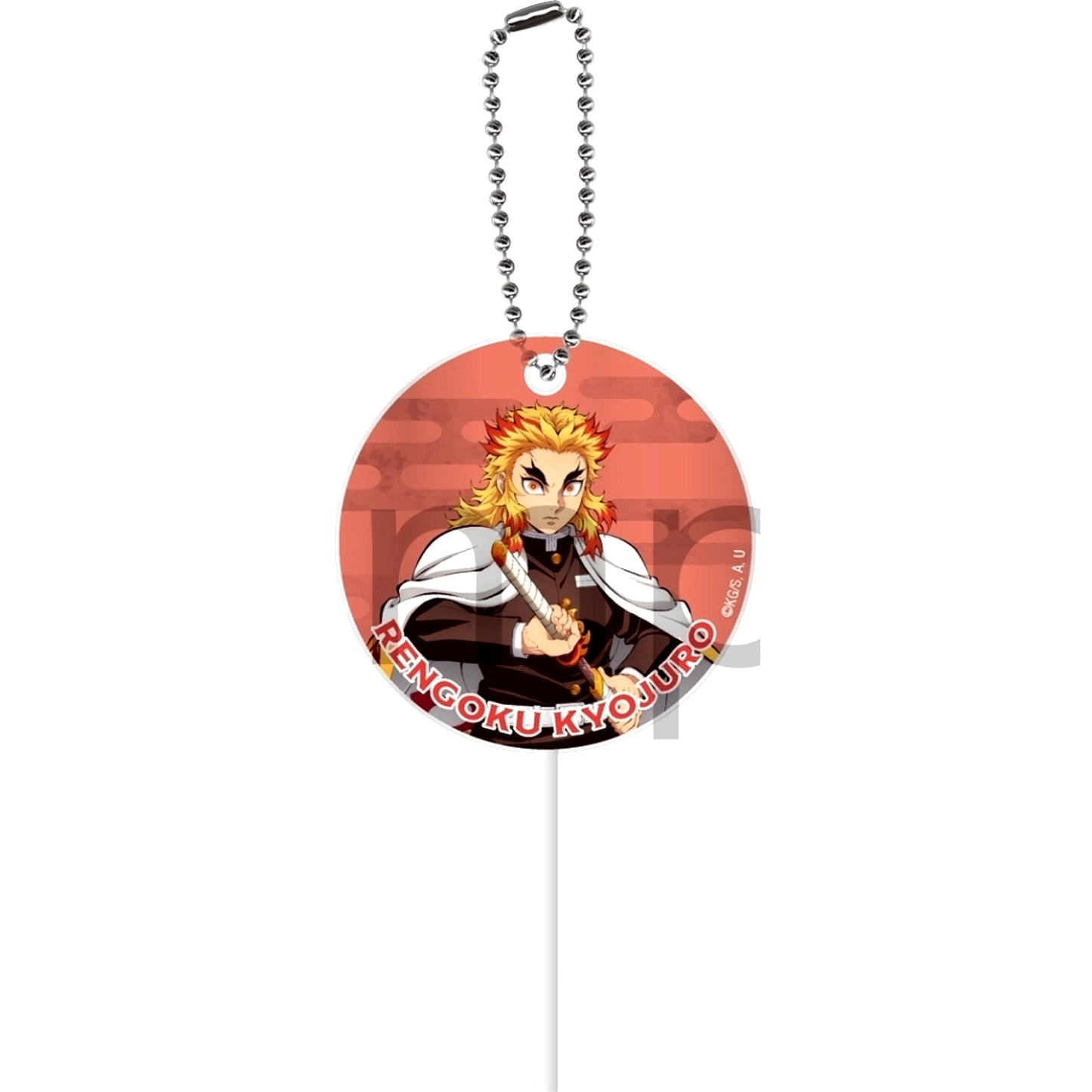 Kyojuro Rengoku Demon Slayer Kimetsu no Yaiba Lollipop Keychain [USED]