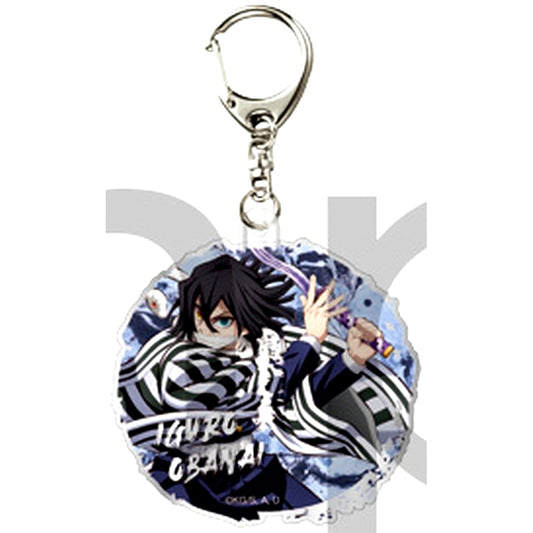 Obanai Iguro Demon Slayer Kimetsu no Yaiba Trading Initial Keychain A [USED]