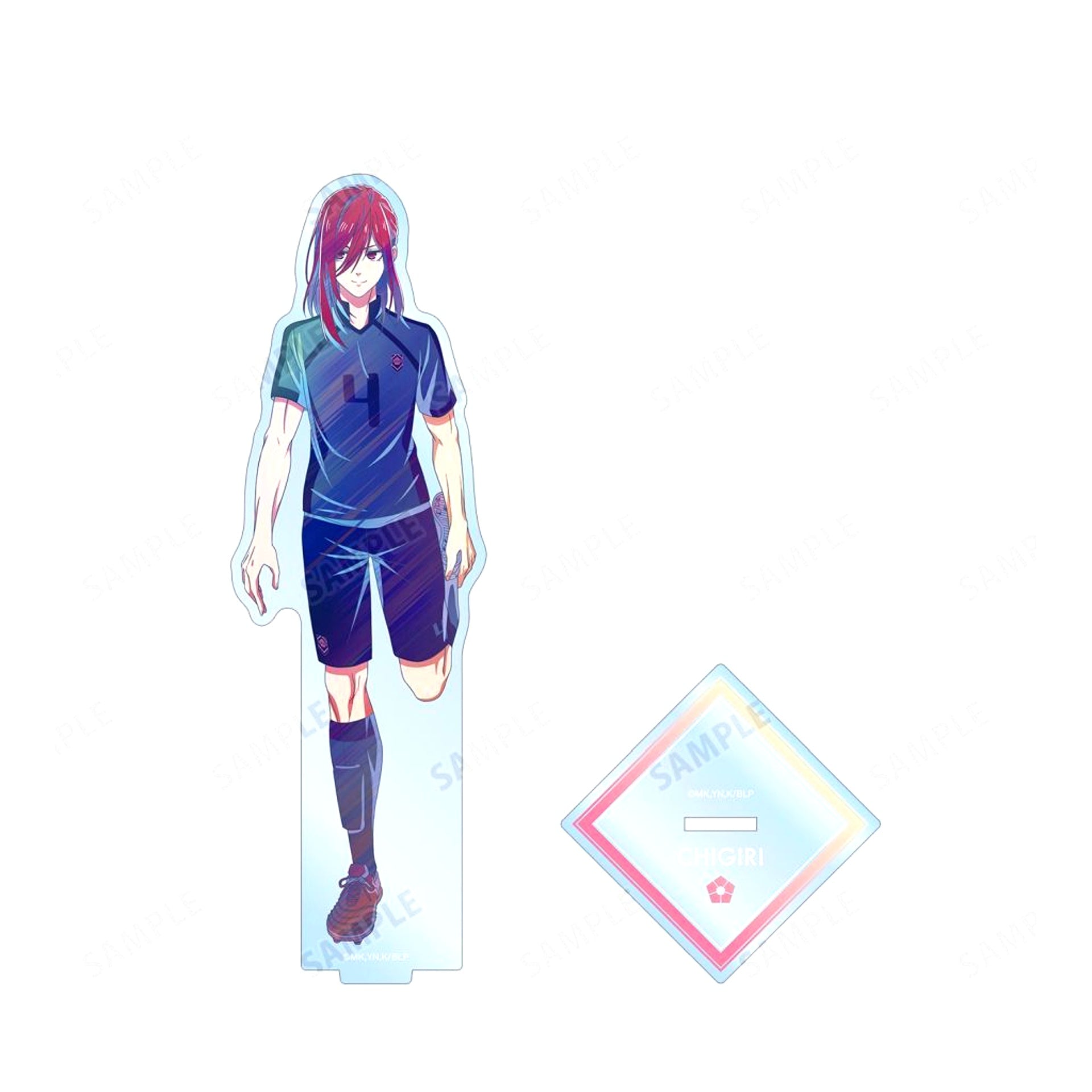 Hyoma Chigiri Preparing Before Match Ver. Illustration Ani-Art clear label BIG Acrylic Stand Blue Lock [USED]